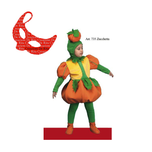 Costume Carnevale Zucca De Rita | Massa Giocattoli