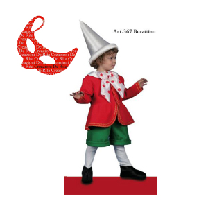 Costume Carnevale Pinocchio De Rita | Massa Giocattoli