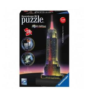 Puzzle 3D Empire State Ravensburger | Massa Giocattoli
