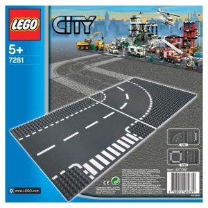 Lego City 7281 Incrocio a T e Curva
