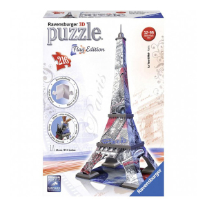 Puzzle Tour Eiffel Flag Edition | Massa Giocattoli