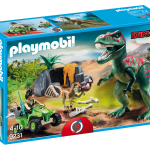 Playmobil 9231 Tirannosauro Rex con esploratore in quad|Massa Giocattoli