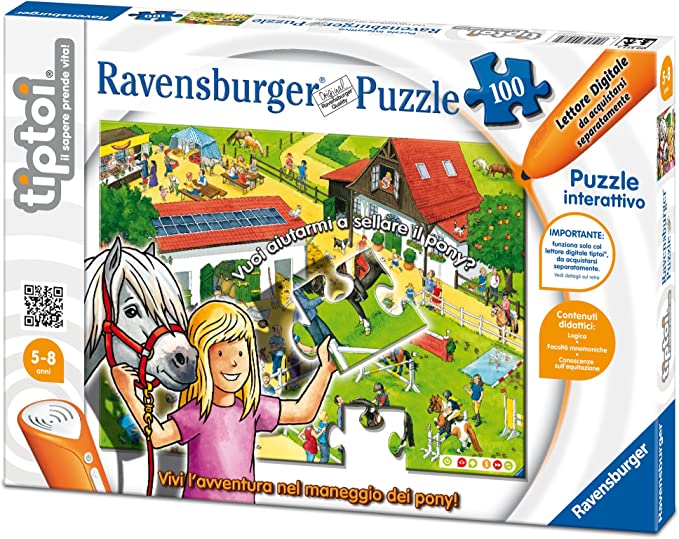 Ravensburg puzzle maneggio pony